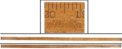 Stanley Rule & Level, No. 41 (EM): Rare English/Metric Yard Measure Rule