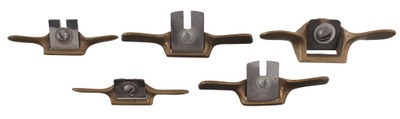 Unmarked: Wkg. Set Of Five Pattern Mkrs Shaves
