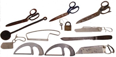 Assorted Makers: Lot Of Asst. Shearsnd Saws