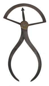 J.E. Bleckmann, Solingen, Germany: Pair Of Early Type "Registering" Calipers