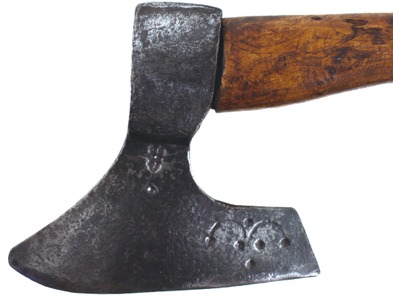 Unmarked: Early Offset Handle Hewing Axe