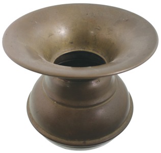 Unmarked: Early Spun Brass Cuspidor