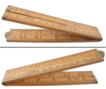 Stanley Rule & Level, No. 68 E & M: Rare Metric/English Folding Rule