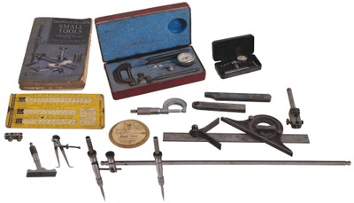 Assorted Makers: Lot Of Clean & Usabl Machinists' Tools