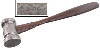 Unmarked: Hand Made 19th Ce. Jeweler's Hammer