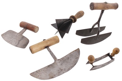 Unmarked: Coll. Of Five Clean Kitchen Choppers