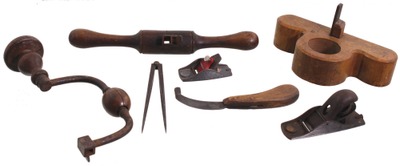 Assorted Makers: Lot Of Clean & Usabl Woodworking Tools