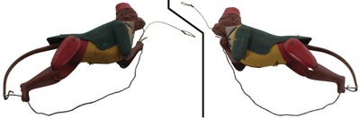 Unmarked: Climbing Monkey Tin Toy
