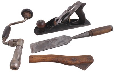 Assorted Makers: Lot Of Clean & Usabl Woodworking Tools