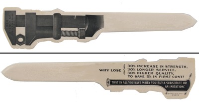 L. Coes & Company, Worcester, Massachusetts: Promotional Letter Opener