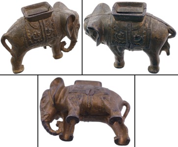 A.C. Williams Company, Chagrin Falls, Ohio: "Elephant With Howdah" Still Bank