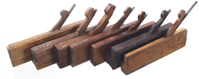 Assorted Makers: Lot Of 18th C. Form Molding Planes