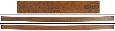 Stanley Rule & Level, No. 80: Uncommon Three Foot Saddler's Rule