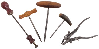 Assorted Makers: Lot Of Early Type Woodworking Tools