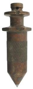 Unmarked: Unus. Cylindrical Form Plumb Bob