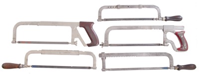 Assorted Makers: Coll. Of Five Clean Hack Saws