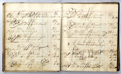 George A. Masons, Attleborough, Massachusetts: Livery Ledgers