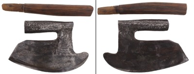 Unmarked: Early Offset Blade Hewing Axe