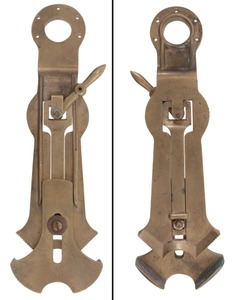 Unmarked: Unus. Cast Brass Mitre Clamp