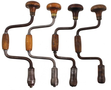 Assorted Makers: Four Barber Patent Bit Braces