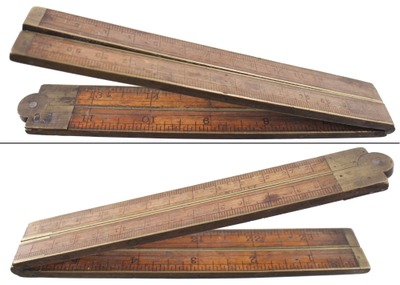 STANLEY (Unmarked), No. 62 (ME): Two-Foot/Four Fold Folding Rule
