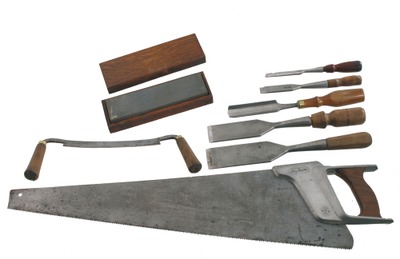 Assorted Makers: Lot Of Clean & Usabl Ewoodworking Tools