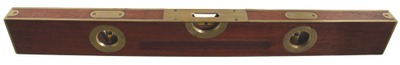 E.C. Simmons Hardware Company, St. Louis, Missouri, No. KK 45: Brass Bound "Keen Kutter" Level