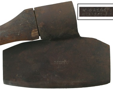 Mahlon Gregg, Rochester, New York: Extra Clean Coopers Side Axe