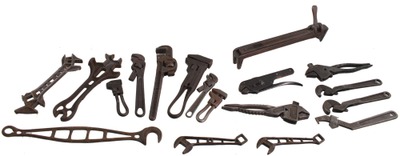 Assorted Makers: Lot Of Assorted Early Type Wrenches