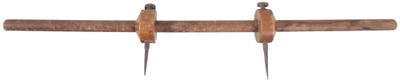 George Kenny, Nashua, N.H.?: Dual Boxwood Head Marking Gauge
