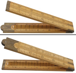 Stanley Rule & Level, No. 53 1/2: Extra Clean Early Architect's Folding Rule