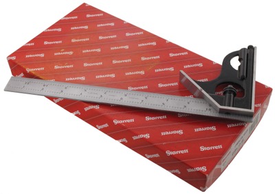 L.S. Starrett Company, Athol, Massachusetts, No. C33H-12-4R: Unused 12" Combination Square