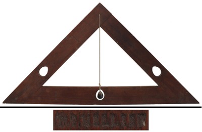 Unmarked: Classic Walnut Body Plumb Level