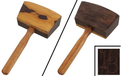 STANLEY (Unmarked), No. 13: Rare Lignum Vitae Carpenters Mallet