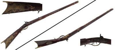 Sherry, John/Clarion County, Pa: Early Maker Penn-Ky .42 Caliber Rifle