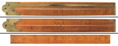 A. Stanley & Company, New Britain, Connecticut, No. 12: Early Two-Foot Folding Rule