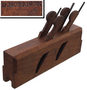 John Manners, Glasgow, Scotland: Rare Four Iron Molding Plane