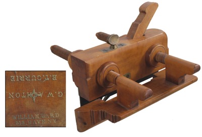 William Ward, 8th Ave., New York: Unhandled Boxwood Plow Plane