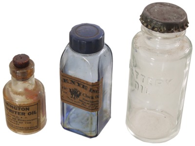 Assorted Makers: Three Spec. Purp. Oil Bottles