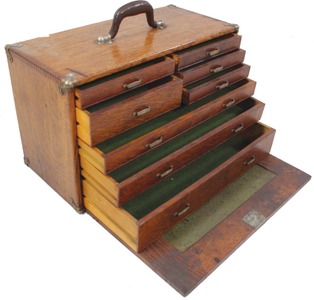 H. Gerstner & Sons, Dayton, Ohio: Extra Clean Mach. Oak Tool Chest