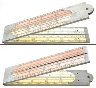 STANLEY (Unmarked), No. 97: Two-Foot, Four-Fold Folding Rule