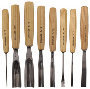 Pfeil Swiss Made, Langenthal, Switzerland: Lot Of Eight Extra Clean Carving Tool