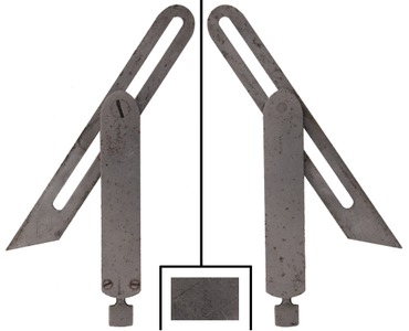 St. Johnsbury Tool Company, St. Johnsbury, Vermont: 6" Patent Solid Steel Bevel