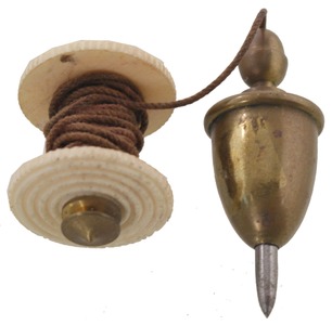 Unmarked: Diminutive "Chalice" Form Plumb Bob