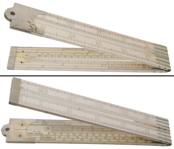 J. Rabone & Sons, Birmingham, England: Two-Foot, Four-Fold Folding Rule