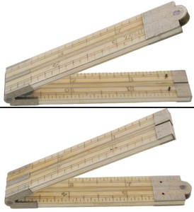 E.A. Stearns & Company, No. 57: One Foot, Four Fold Folding Rule