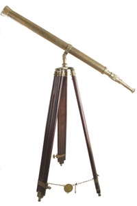 Unmarked: Large Size Brass Telescope