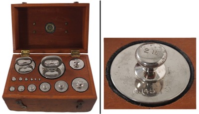 W. & L.E. Gurley, Troy, New York: Full Boxed Set Of Standard Weights