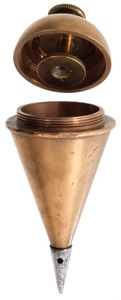 Keuffel & Esser Company, New York, New York, No. 6487: Internal Reel Plumb Bob