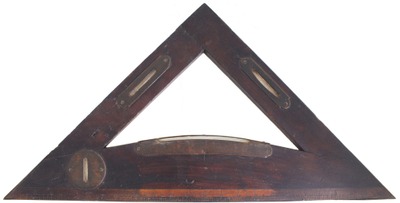 Unmarked: Rare Triangular Inclinometer Level